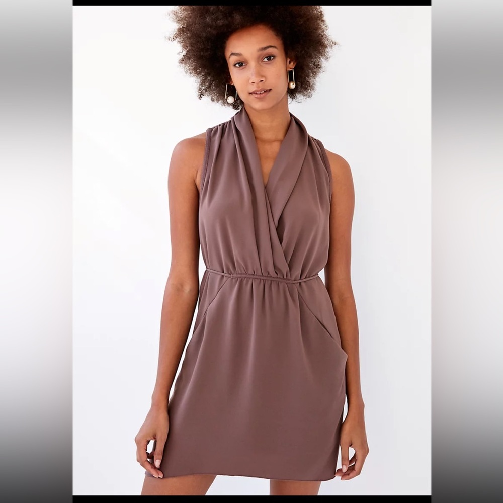 Wilfred Aritzia Sabine Dress Sleeveless Lined Purple Sz S